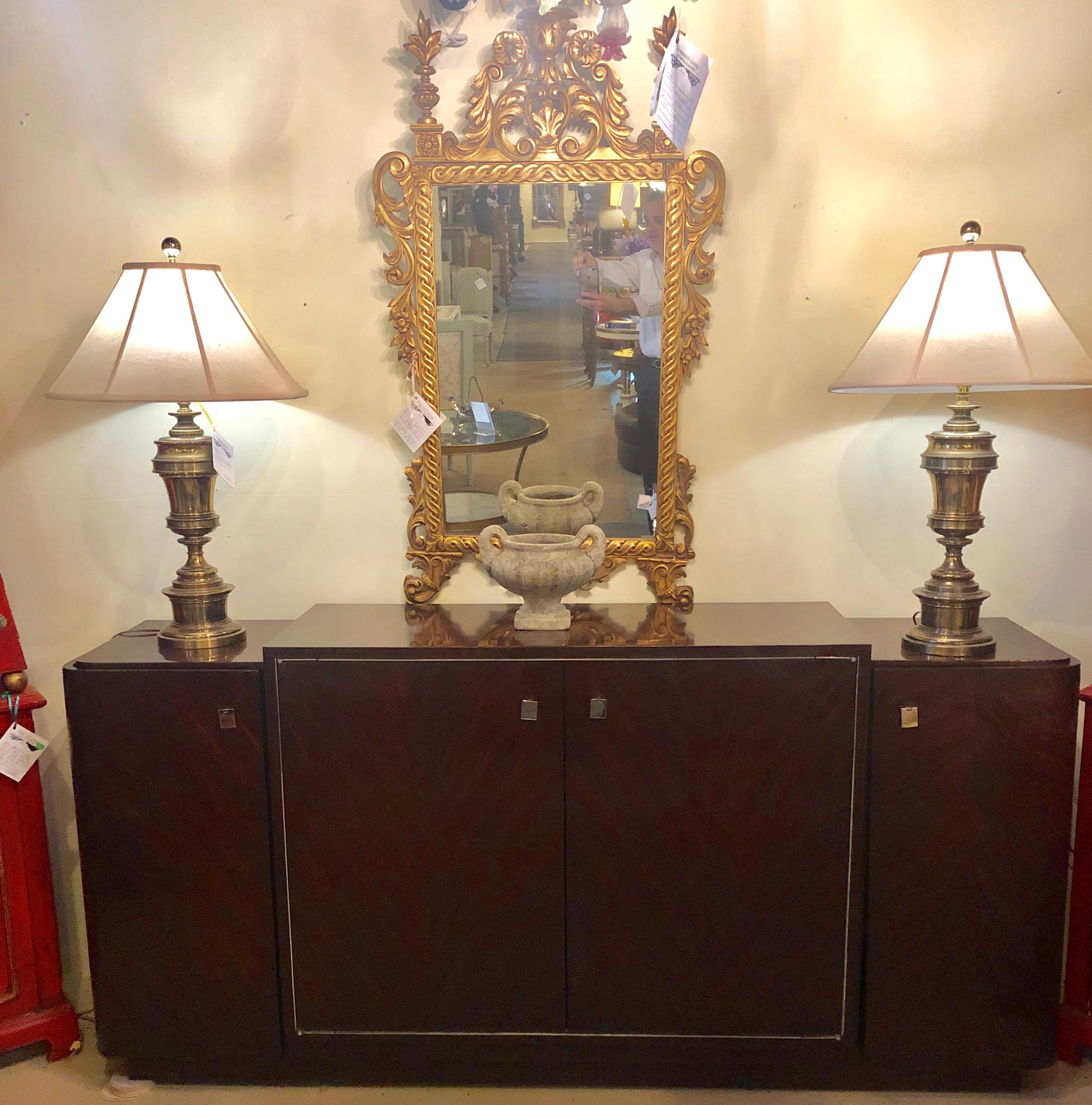 Ein Ralph Lauren Art Deco Duke Low Media Cabinet (21. Jahrhundert und zeitgenössisch)