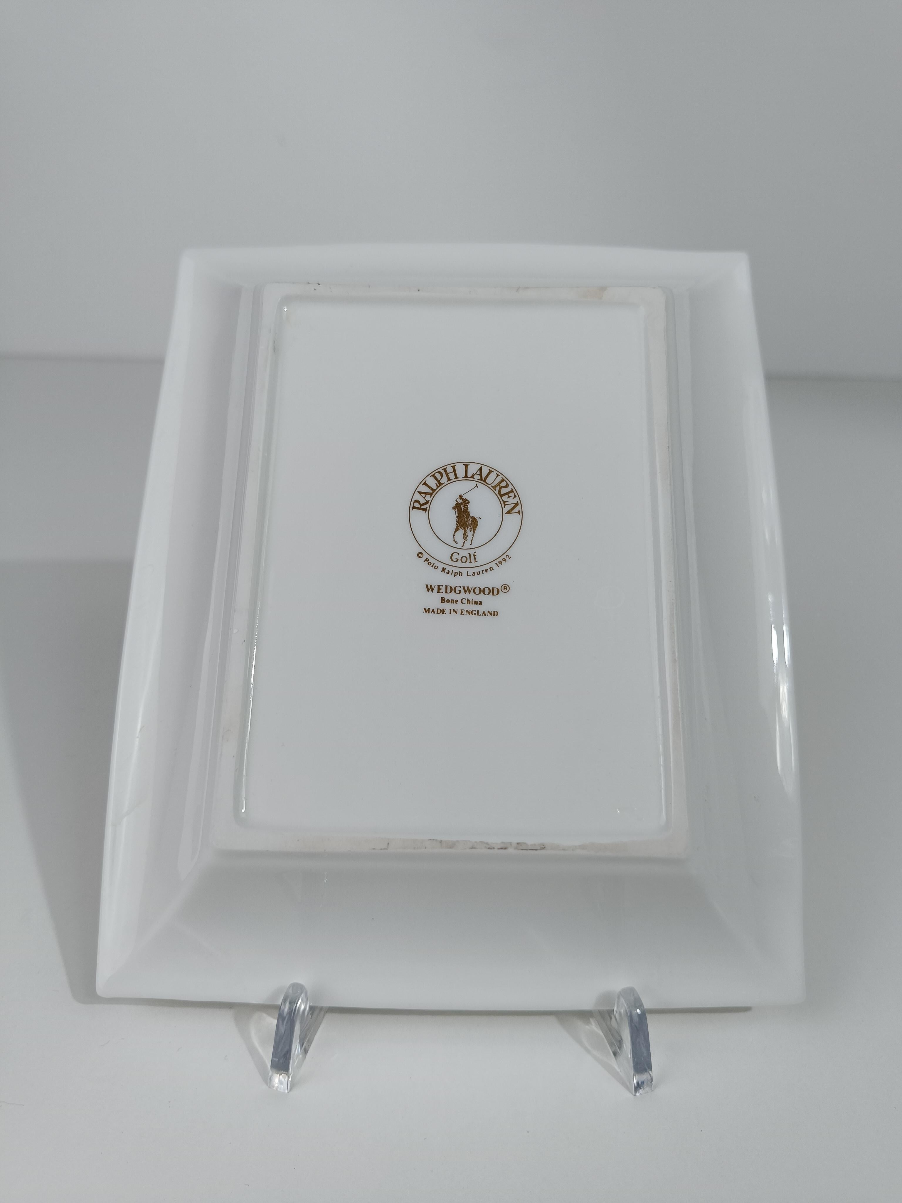 Porcelaine Série de cendriers de golf Ralph Lauren de Wedgwood en porcelaine d'os, Angleterre, années 90