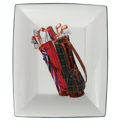 A Ralph Lauren Ashtray Golf Series by Wedgwood in Bone China, England, 90s