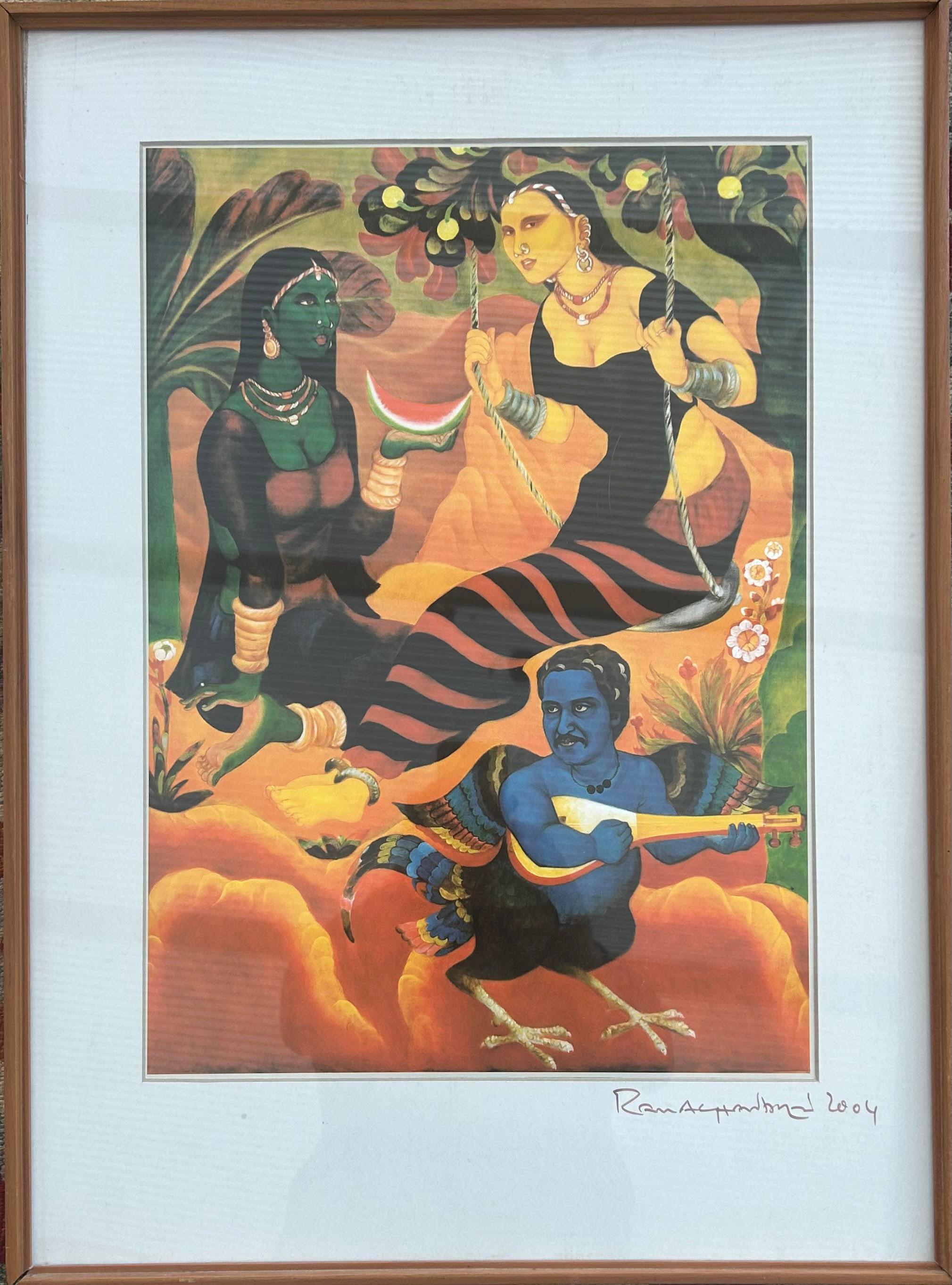 A Ramachandran India Exposición de Arte Moderno NGMA 2004 Impreso Delhi Firmado en venta 5