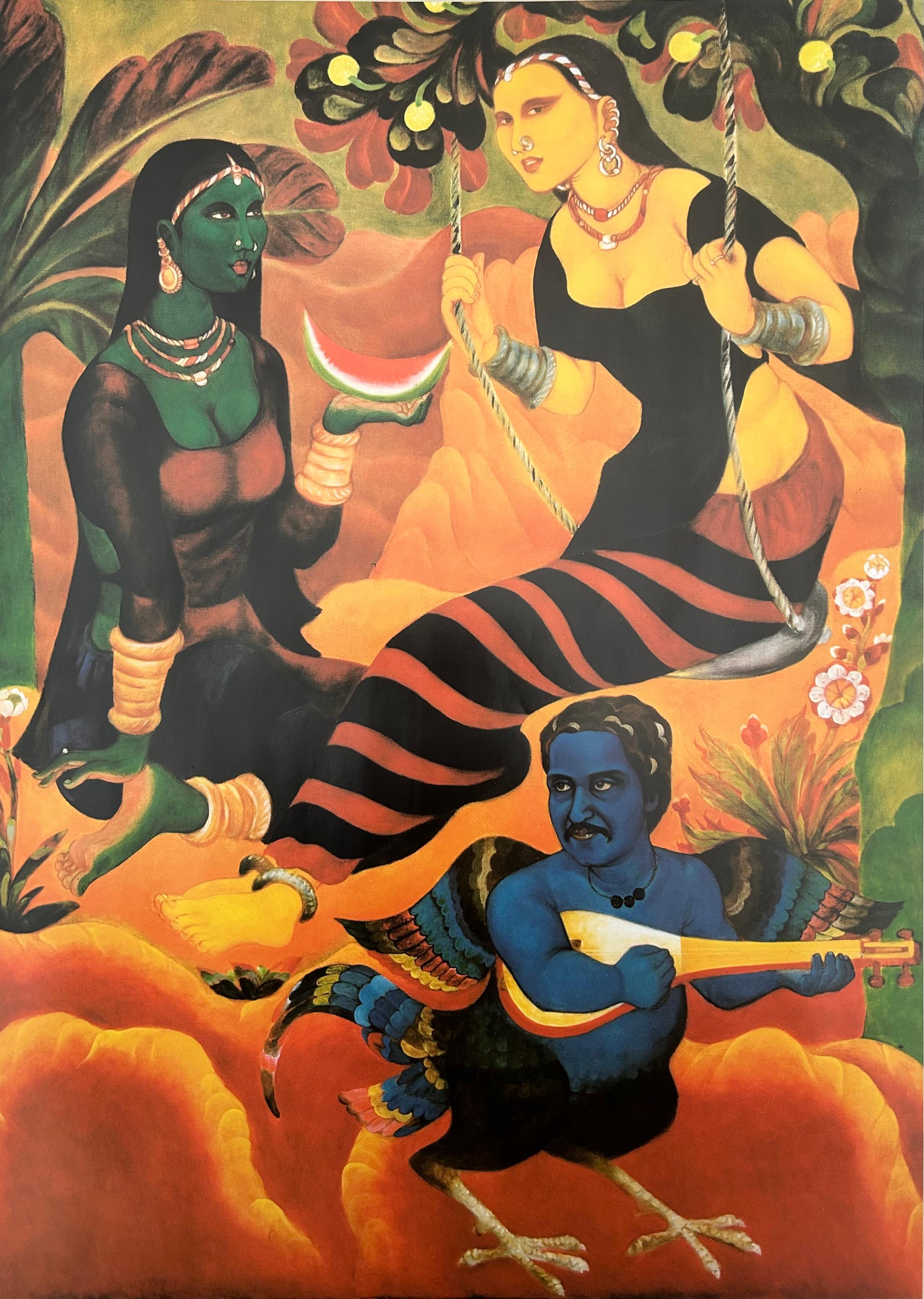 2004 Impresión en color

Tamaño de la imagen: 52 x 37 cm
Enmarcado Tamaño: 70,5 x 52 cm

Firmado A Ramachandran y fechado en 2004,

Esmaltado y enmarcado en marco original.

* Etiqueta verso, "Con los mejores saludos
del Prof. Rajeev Lochan,