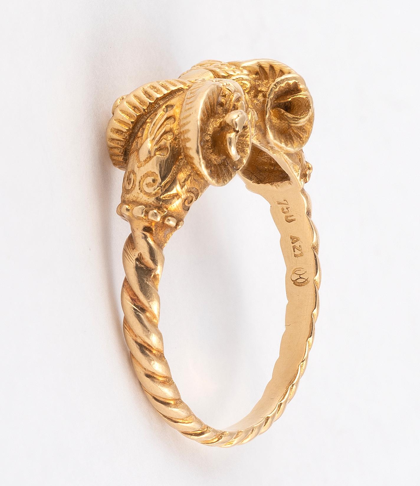 rams head ring
