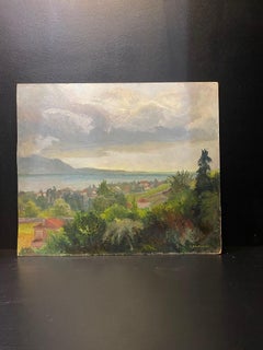 A. Ramseier - Before storm at Burier La Tour, Swiss - 68x80 cm