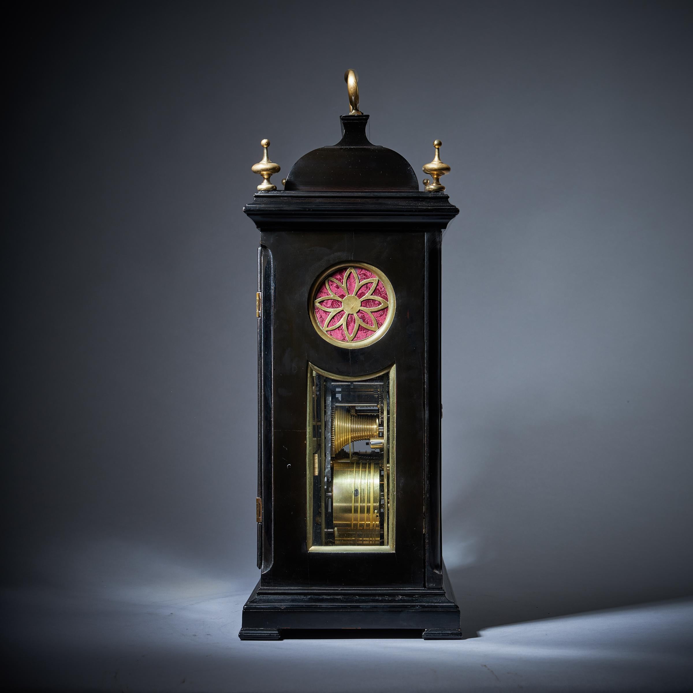Rare 18th Century George II Musical Table Clock by Matthew King, circa 1735 For Sale 1