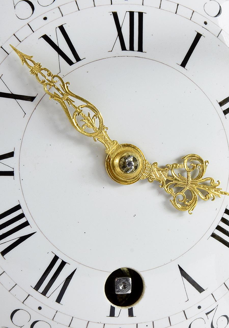 Gilt Rare 18th Century Louis XVI Period Small Clock