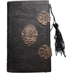 A rare 18th century VOC notebook with silver fittings VOC Chamber Rotterdam