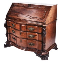 A rare 19th century  Dom José I style secretary desk / chest of drawers