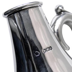 Rare 19th Century English Victorian Sterling Silver Champagne Bottle Holder