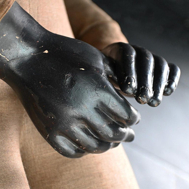 Rare 19th Century French Shop Mannequin Display Figure For Sale at 1stDibs