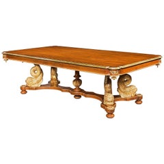 A rare 19th Century mahogany and parcel gilt Centre Table 