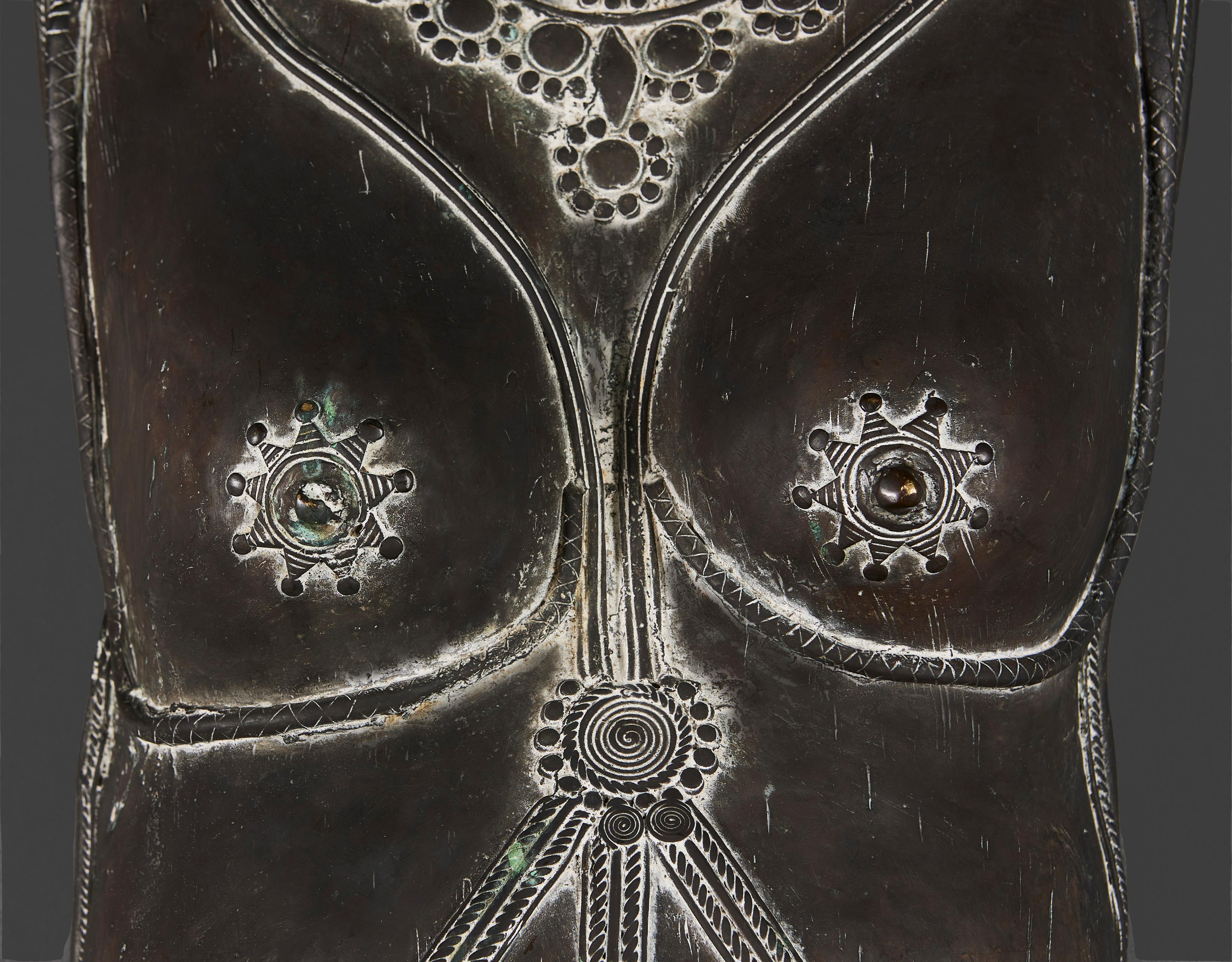 Rare plaque de Breastplate d'Inde du Sud du 19ème siècle Bon état - En vente à London, GB