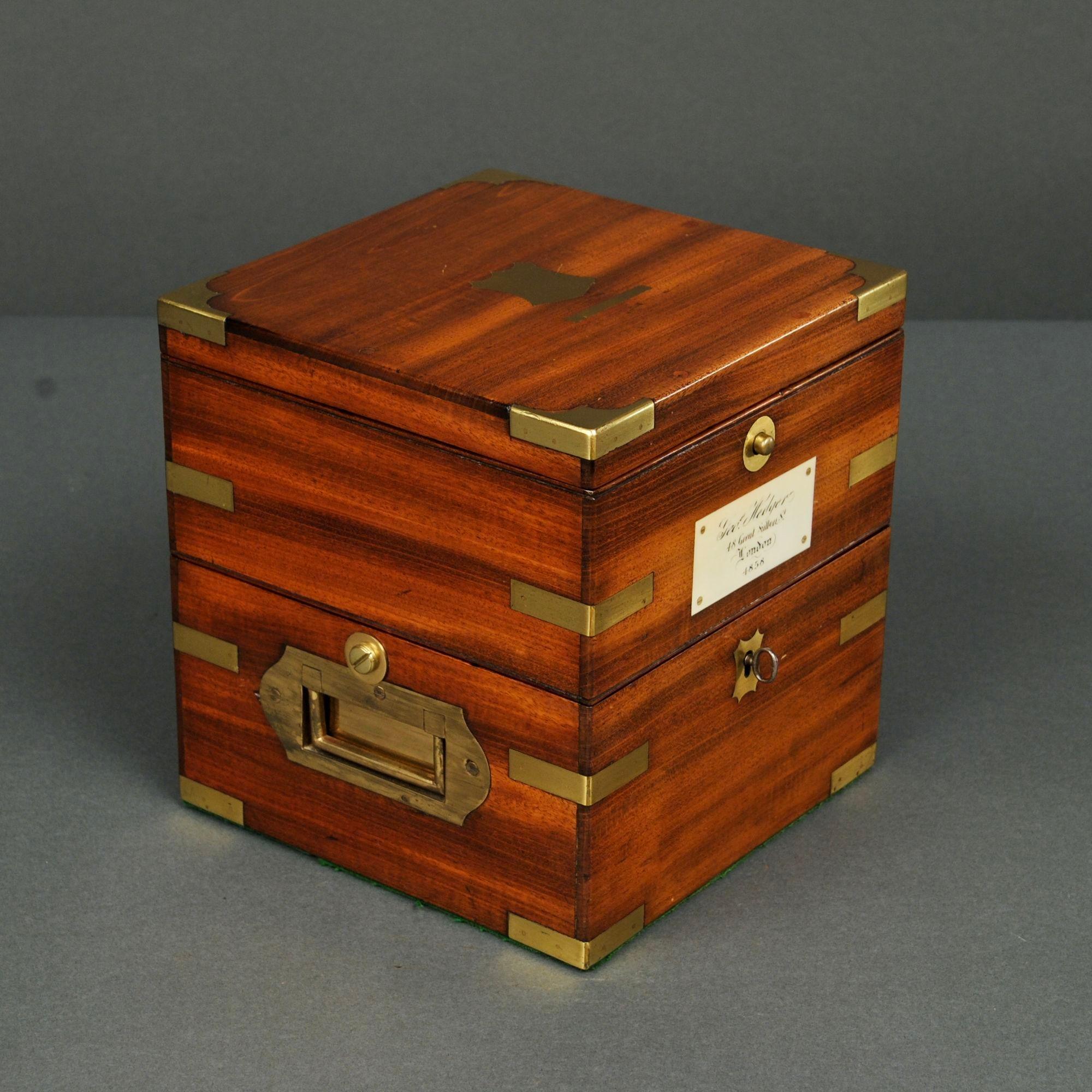 Brass A Rare 2 Day Marine Chronometer By George Hedger