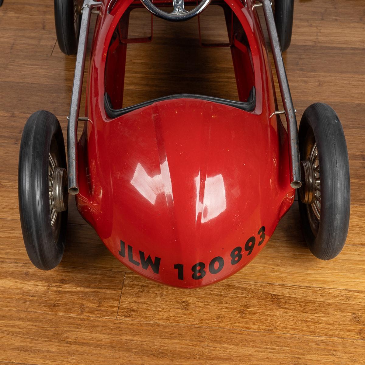 A Rare 20th Century Italian Made Pedal Car Ferrari 500 F2 By Giordani c.1950 7