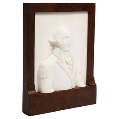 Rare American Marble Portrait Presentation Bust of George Washington, C. 1835