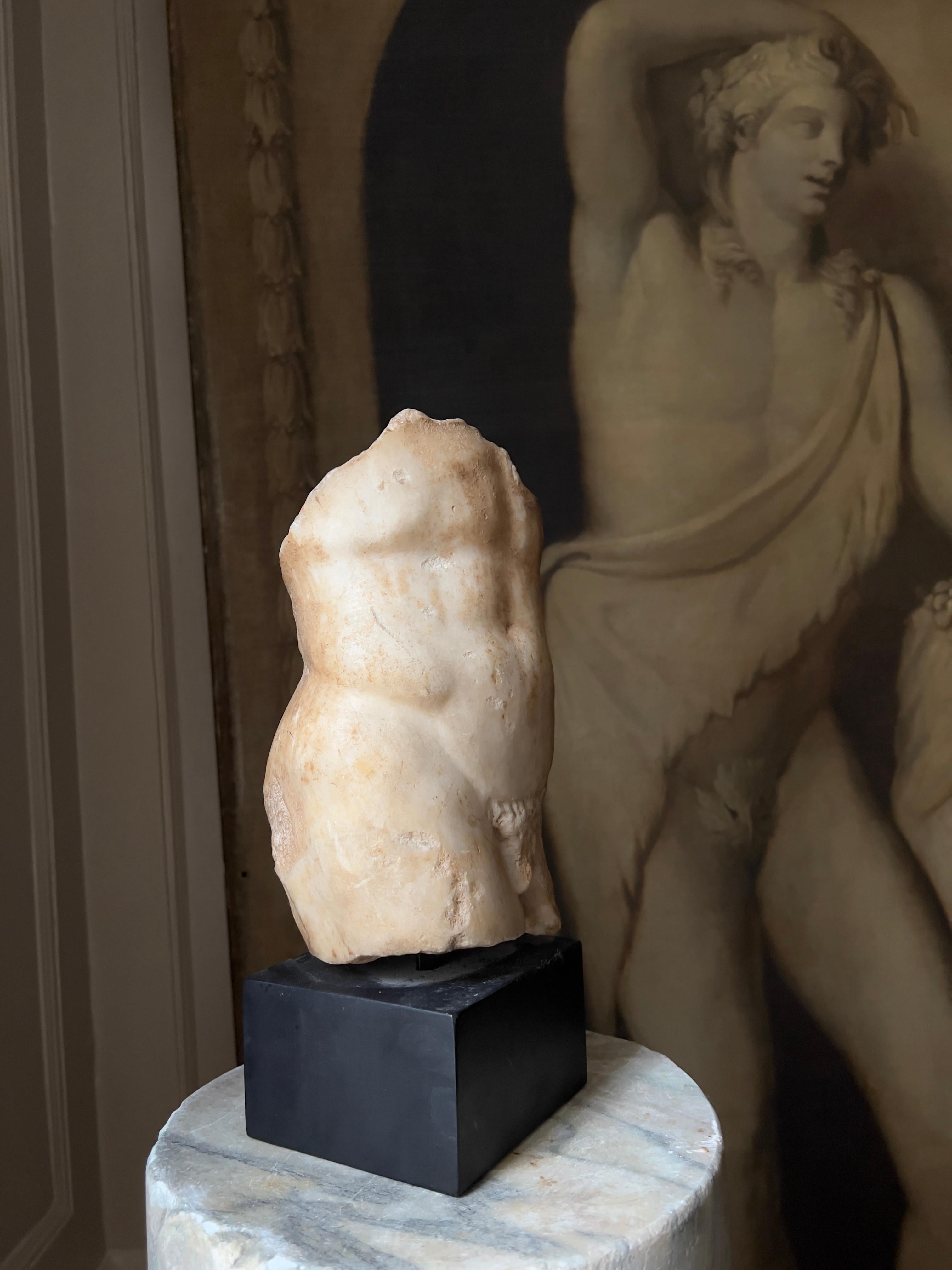 18th Century and Earlier Rare Ancient Roman Marble Torso, C. 1-2nd Century AD