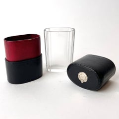 A rare and beautiful Travel Glass with leather case from 1860s or 1870s