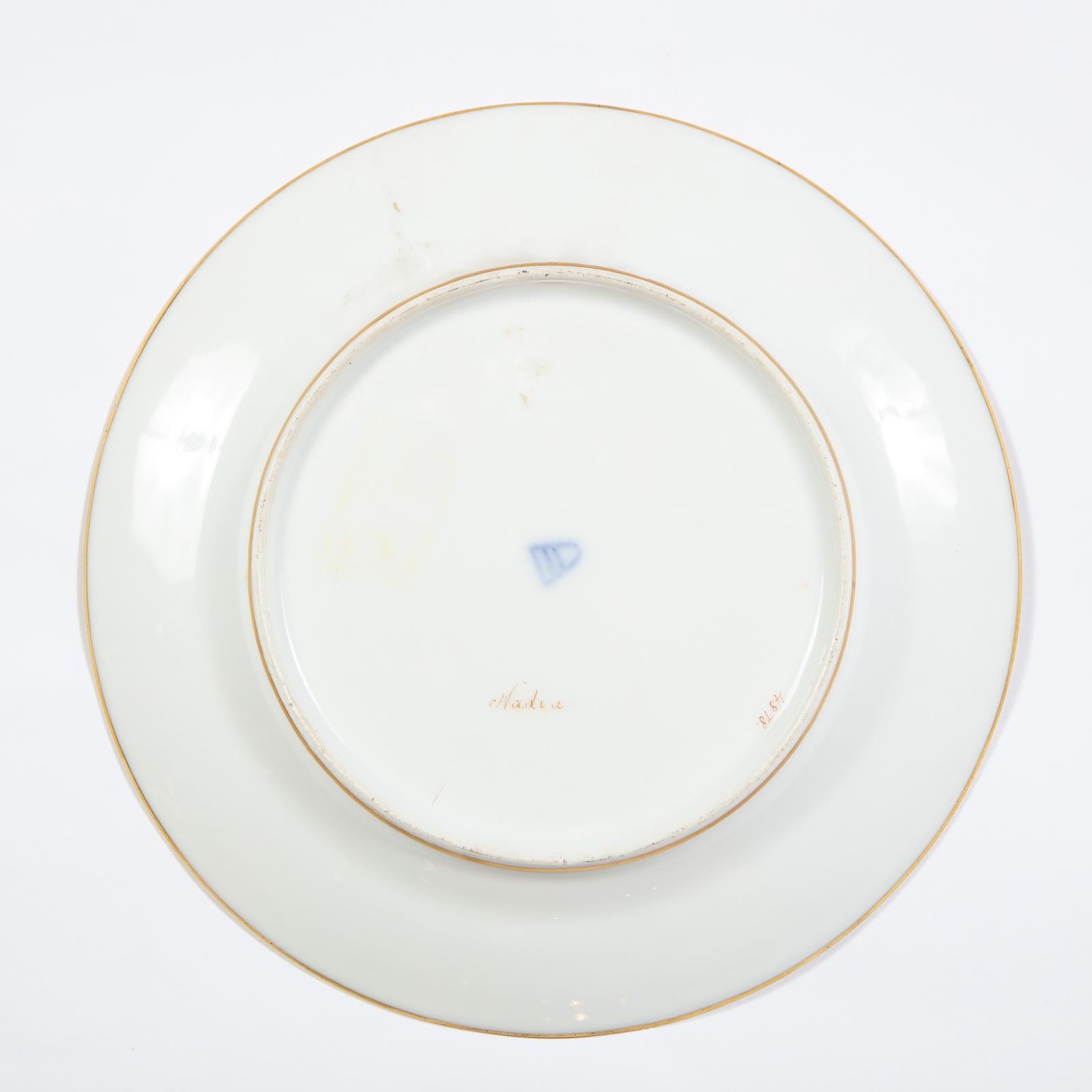 Rare and Exceptional Royal Vienna Porcelain Plate of 