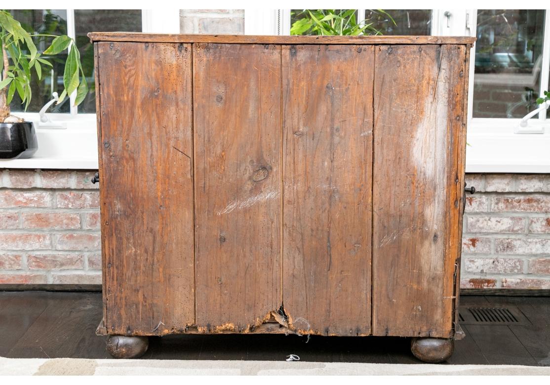 A Rare And Extraordinary English Oak Spice Chest C. 1700 For Sale 8