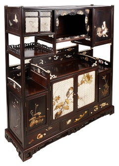 Rare and Important Japanese Meiji Period Shadona, circa 1890