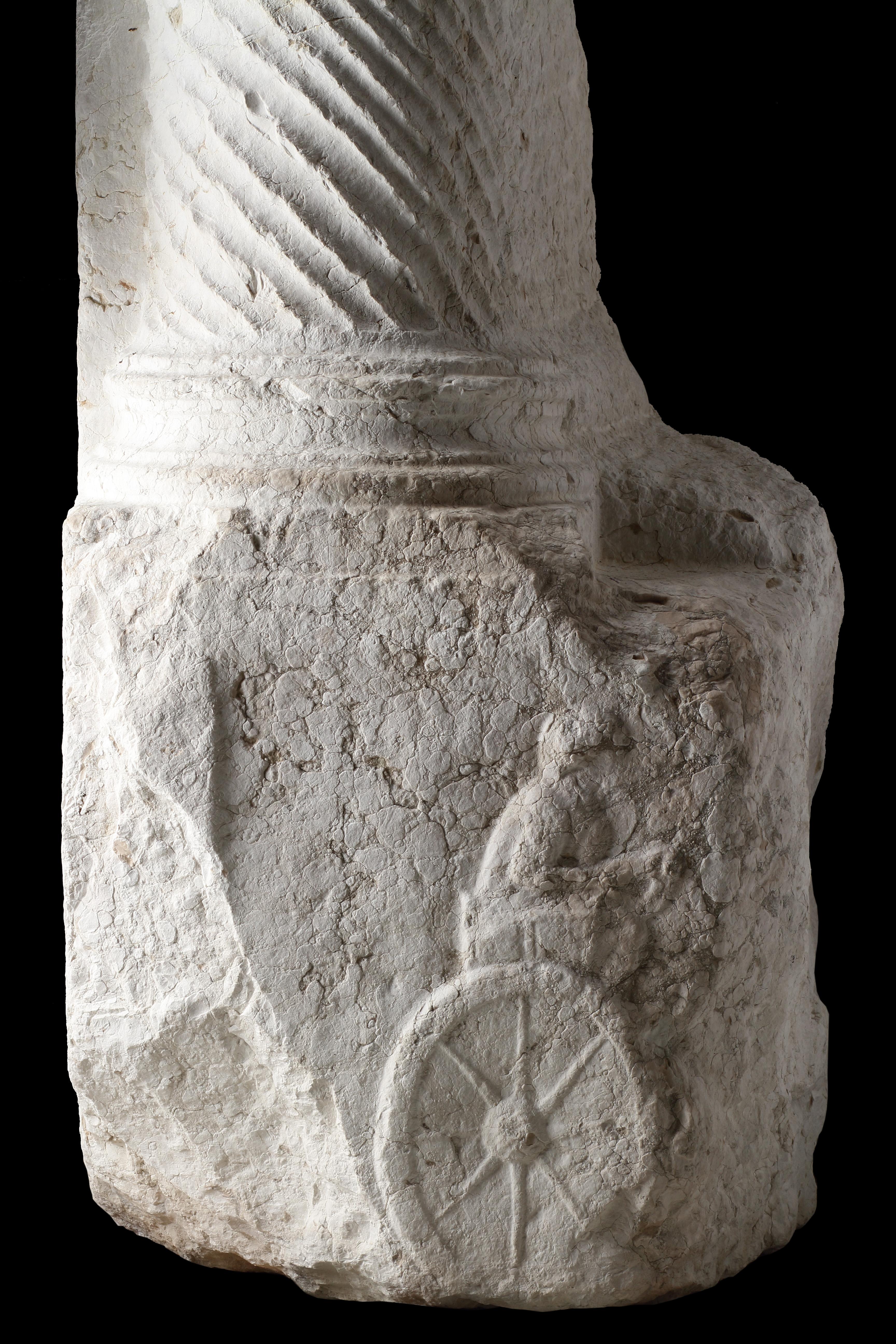 A Rare and Important Late Roman Marble Column For Sale 1