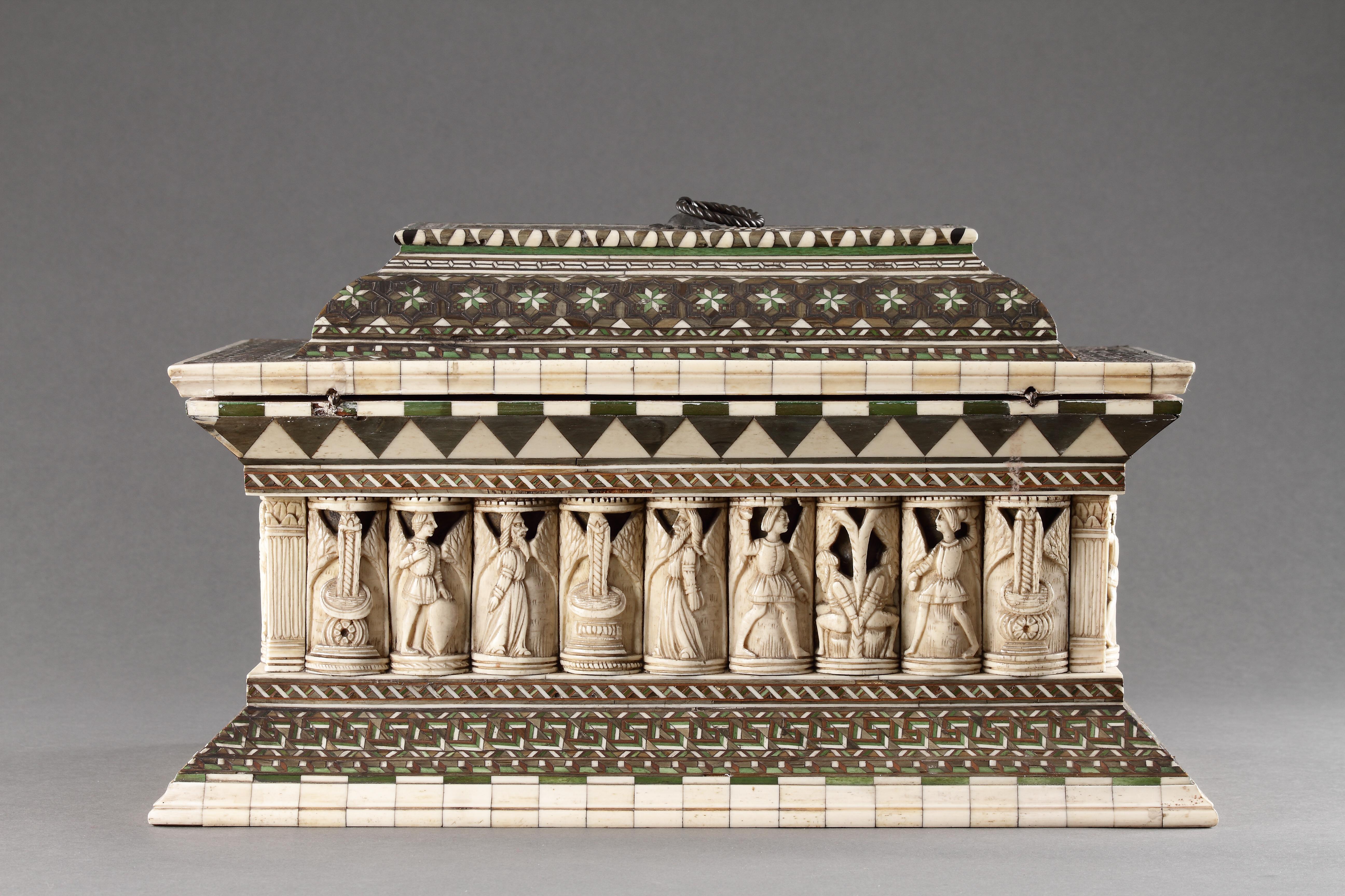 A Rare and Important Sarcophagus ‘Wedding’ Casket For Sale 3