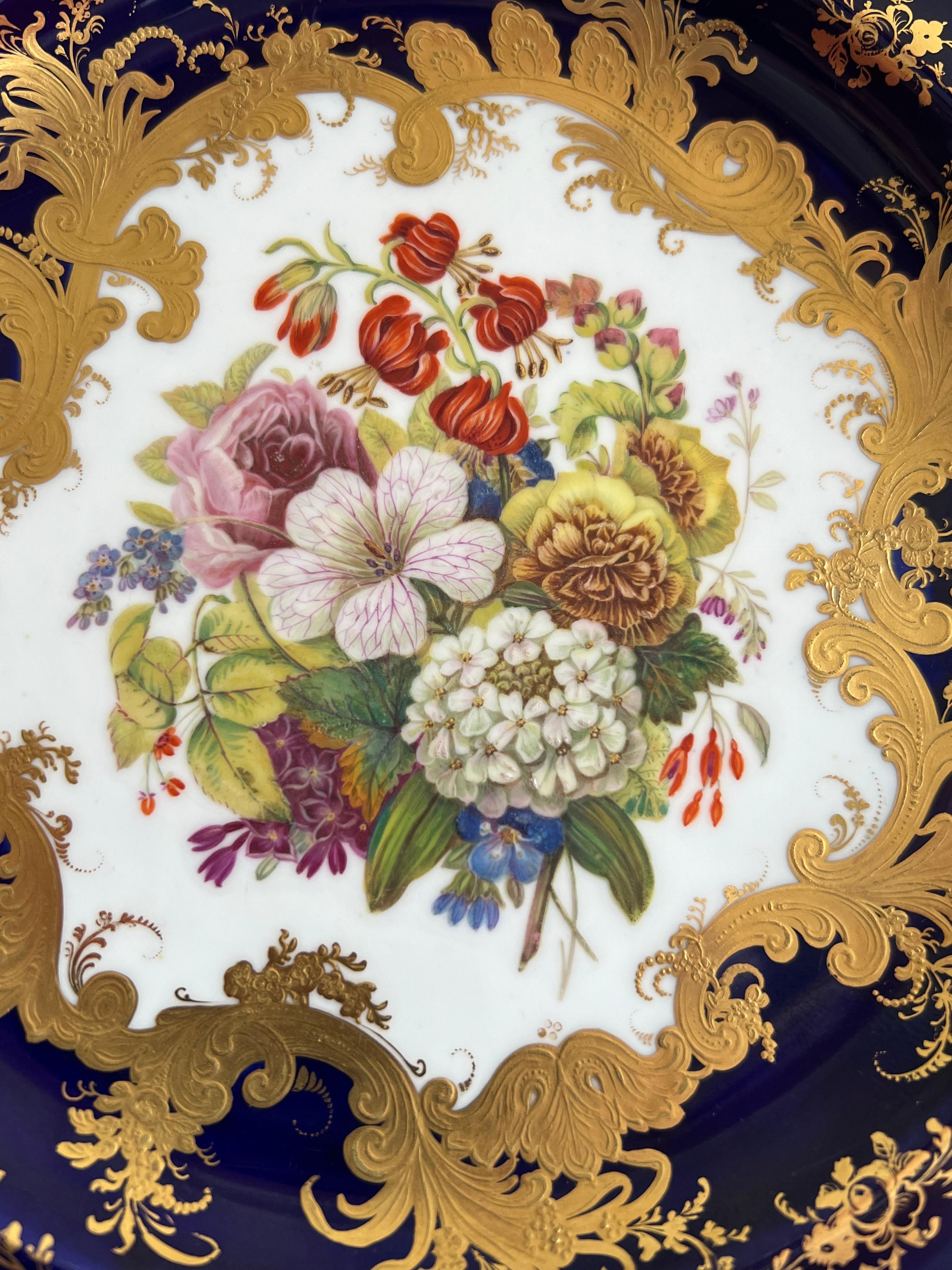 Plato de Porcelana Real Rara y Posiblemente Única Ridgway C.1850 Británico en venta