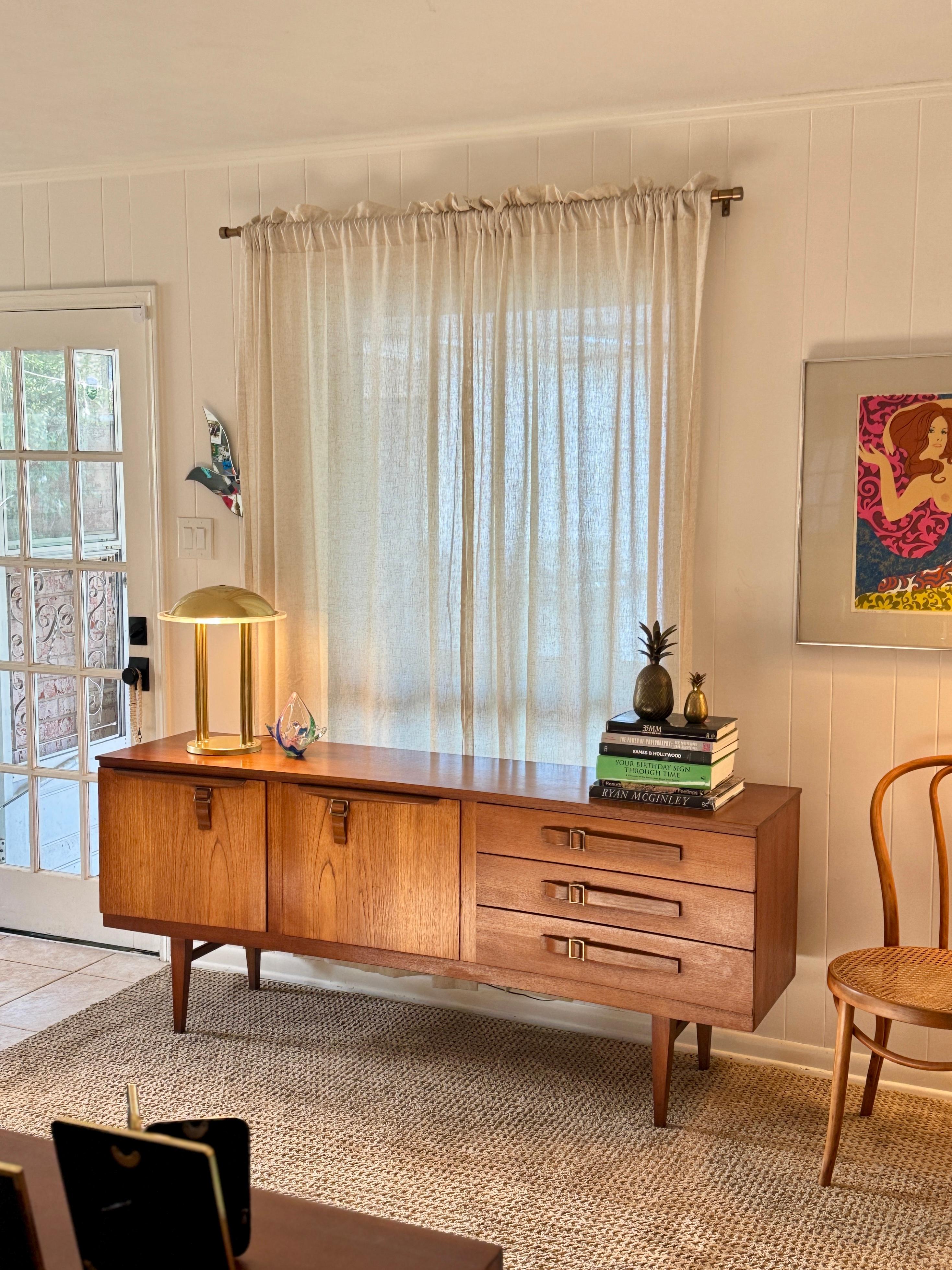 A rare and stunning mid century modern sideboard by Beautility, circa 1950s 8