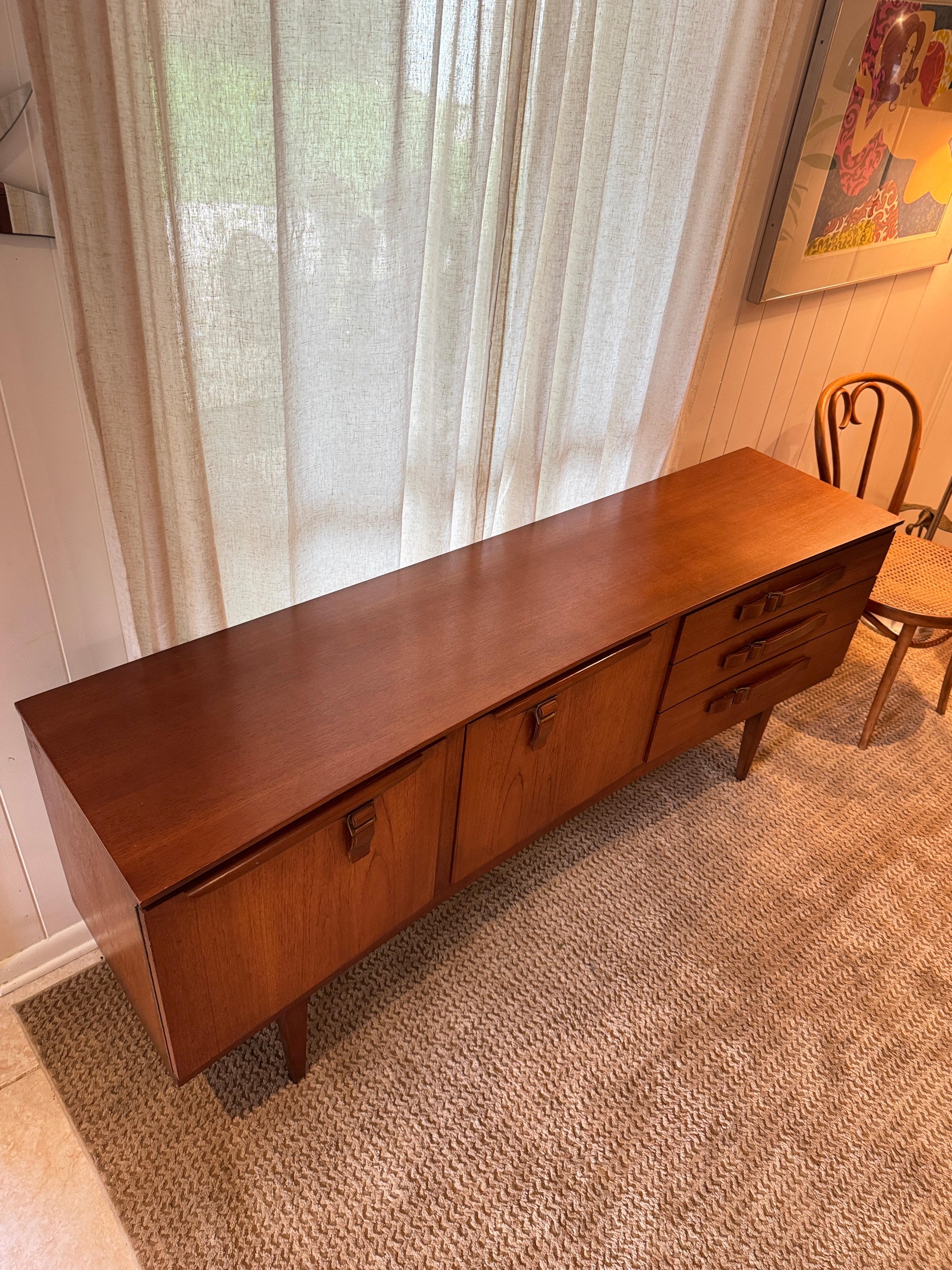 A rare and stunning mid century modern sideboard by Beautility, circa 1950s 1