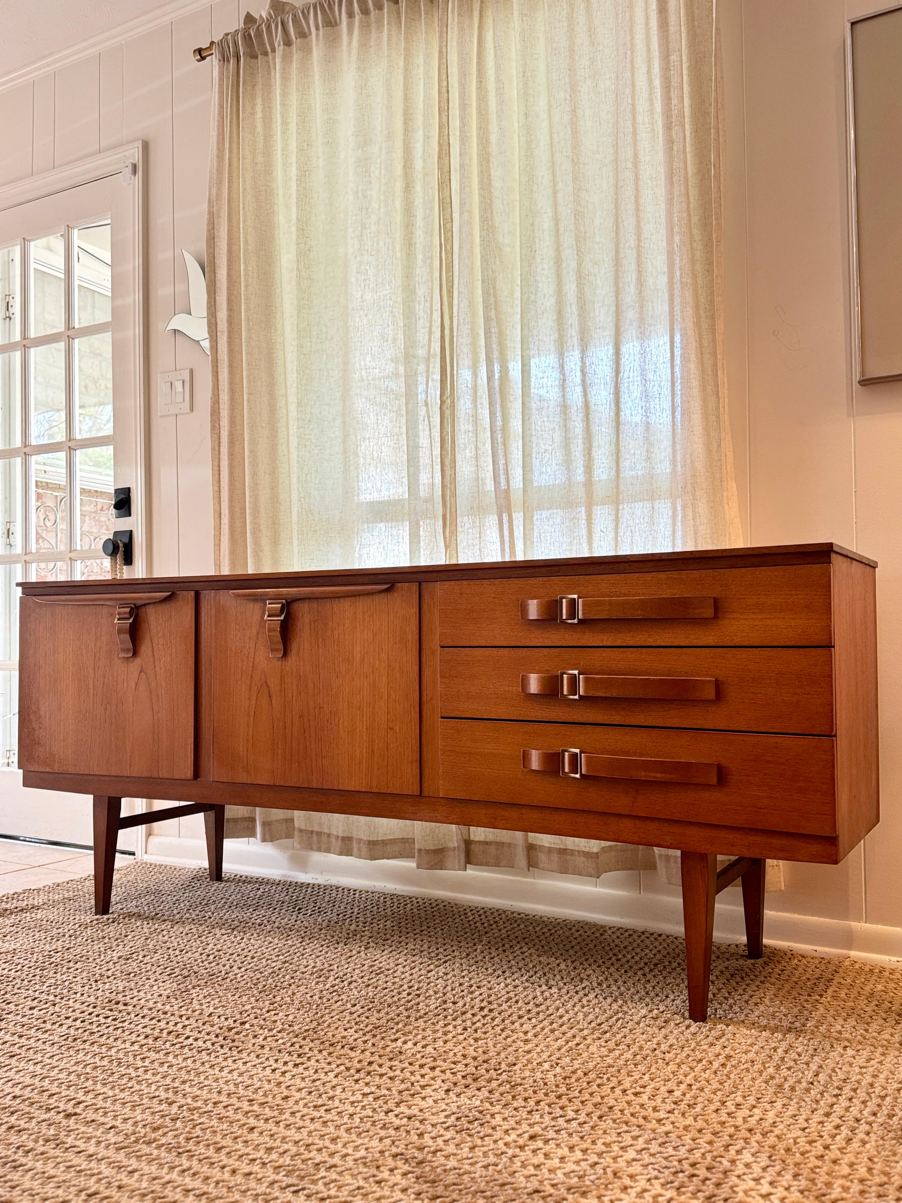 A rare and stunning mid century modern sideboard by Beautility, circa 1950s 2