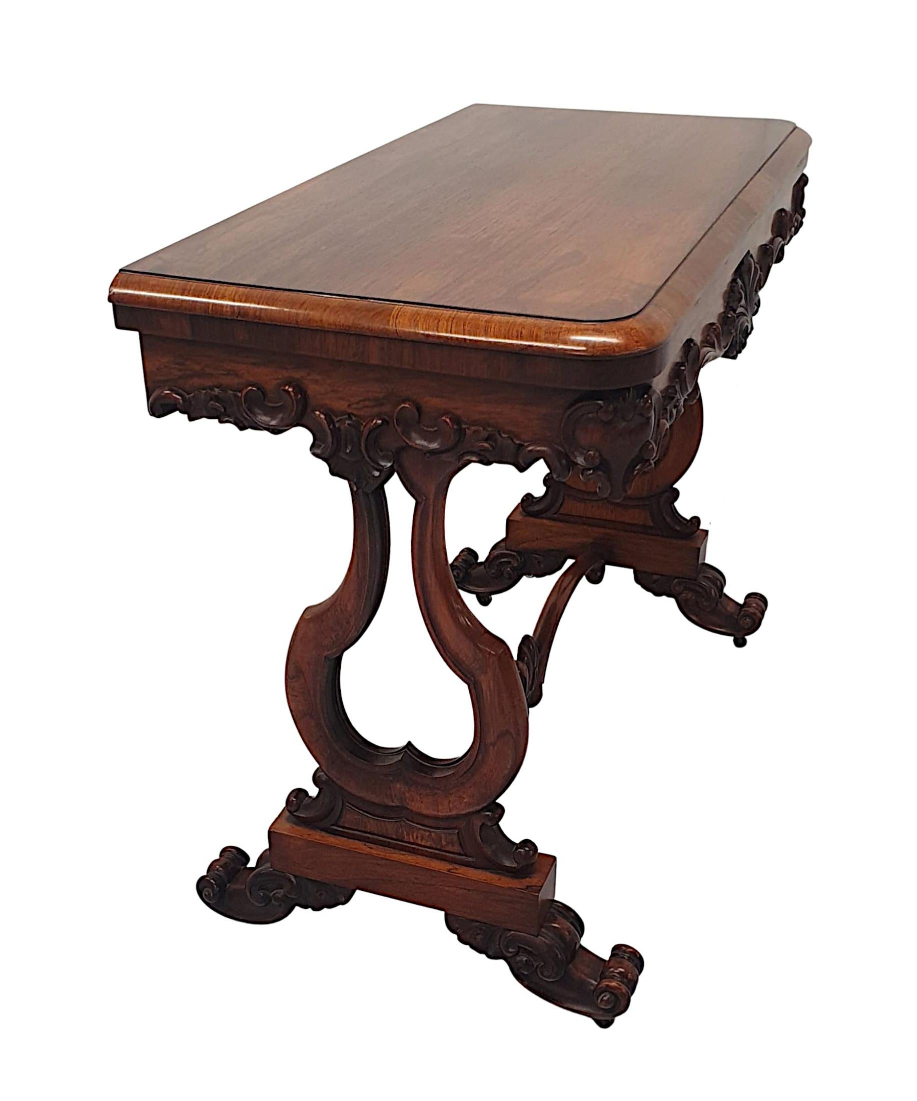 English Rare and Unusual Early 19th Century Turn over Leaf Card Table For Sale