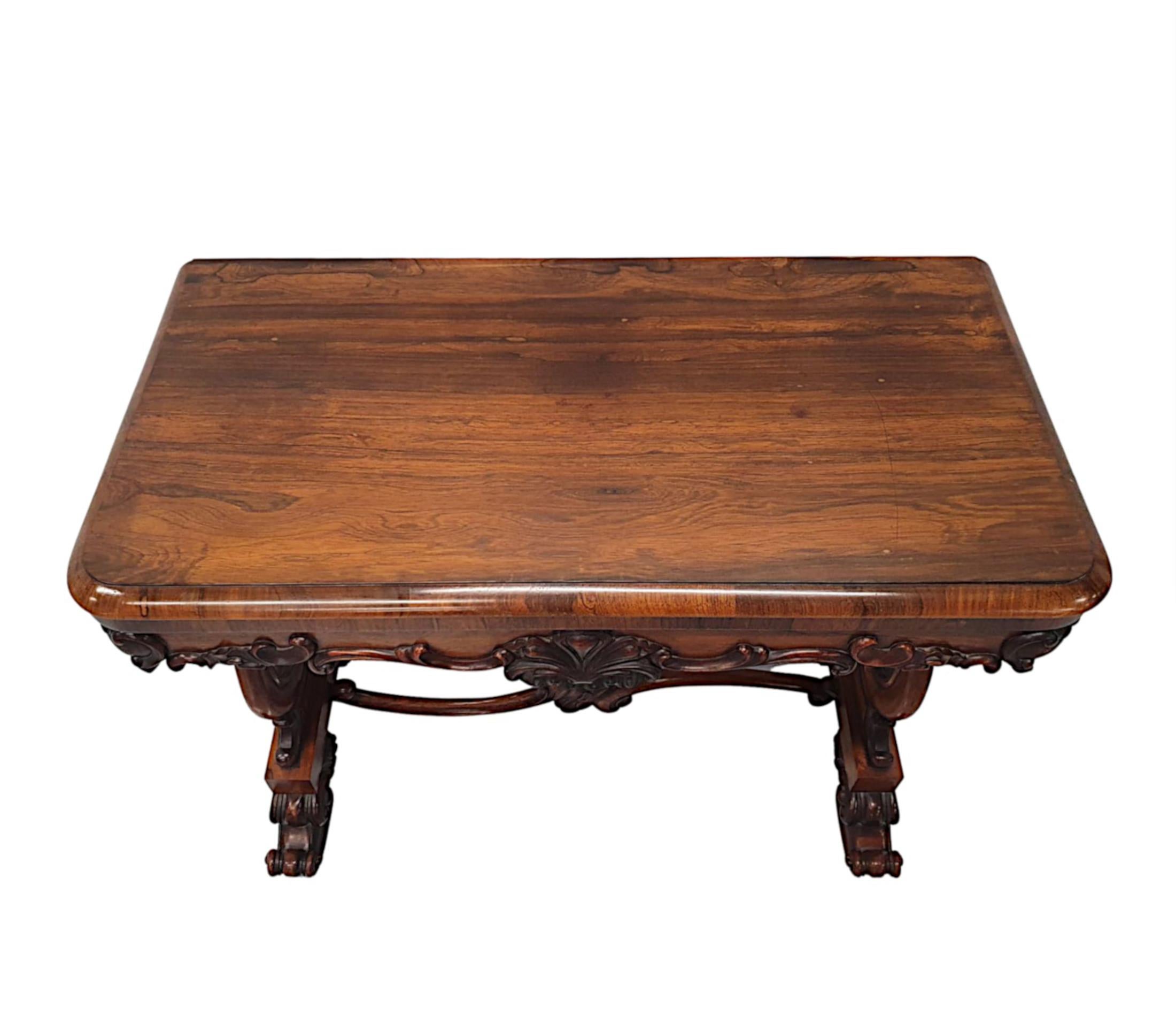 Rare and Unusual Early 19th Century Turn over Leaf Card Table For Sale 2