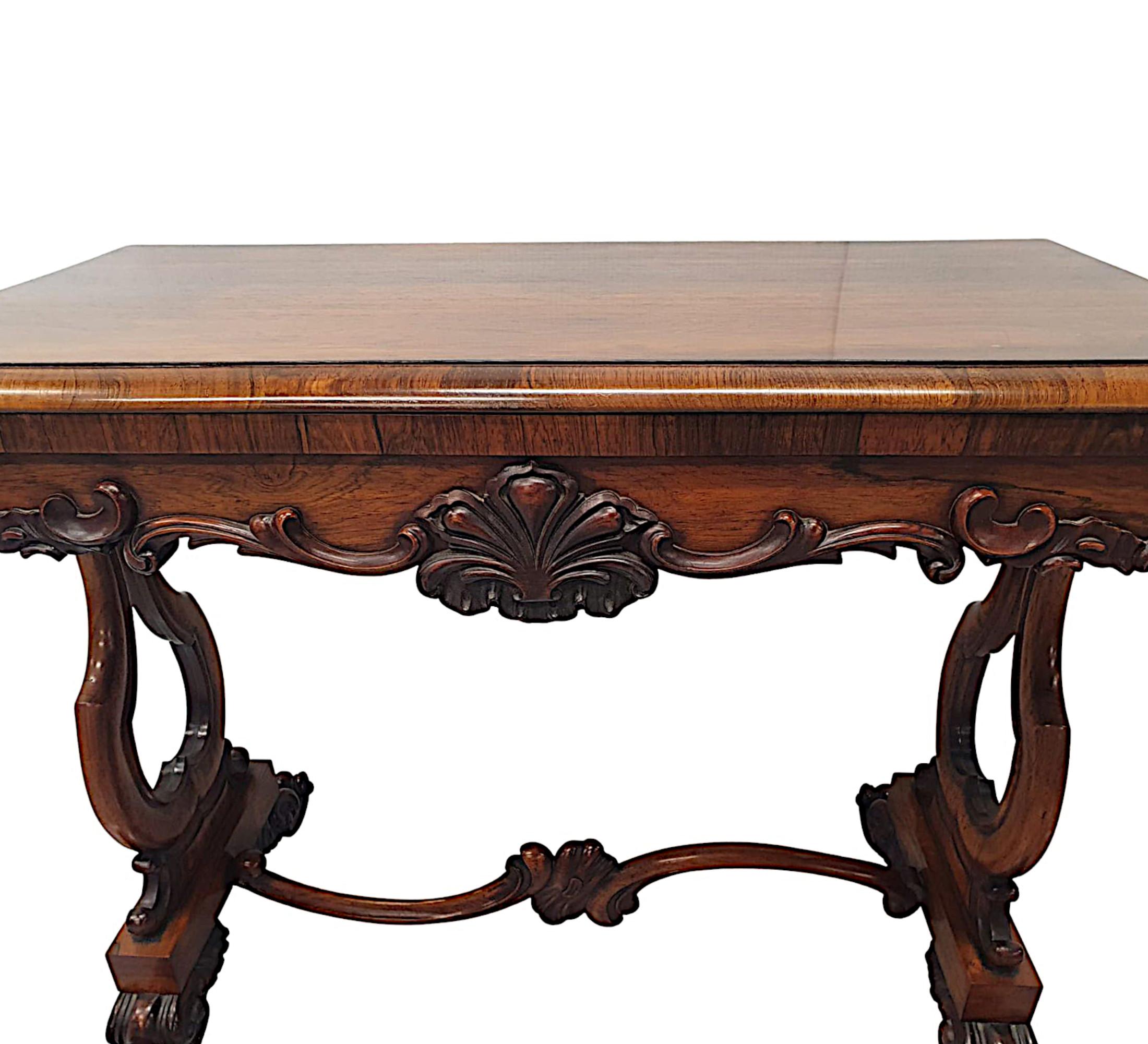 Rare and Unusual Early 19th Century Turn over Leaf Card Table For Sale 3