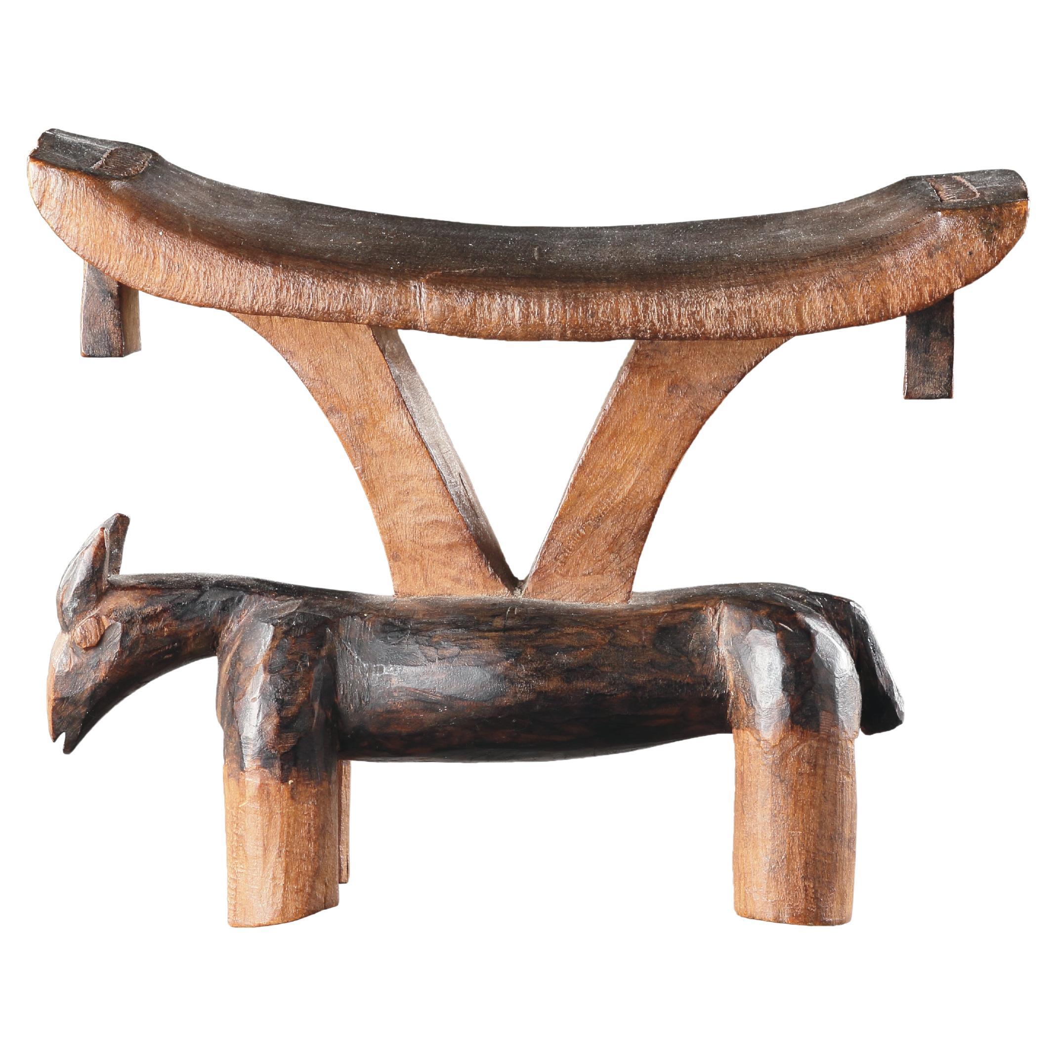 A Rare Anthropomorphic Tsonga Headrest For Sale
