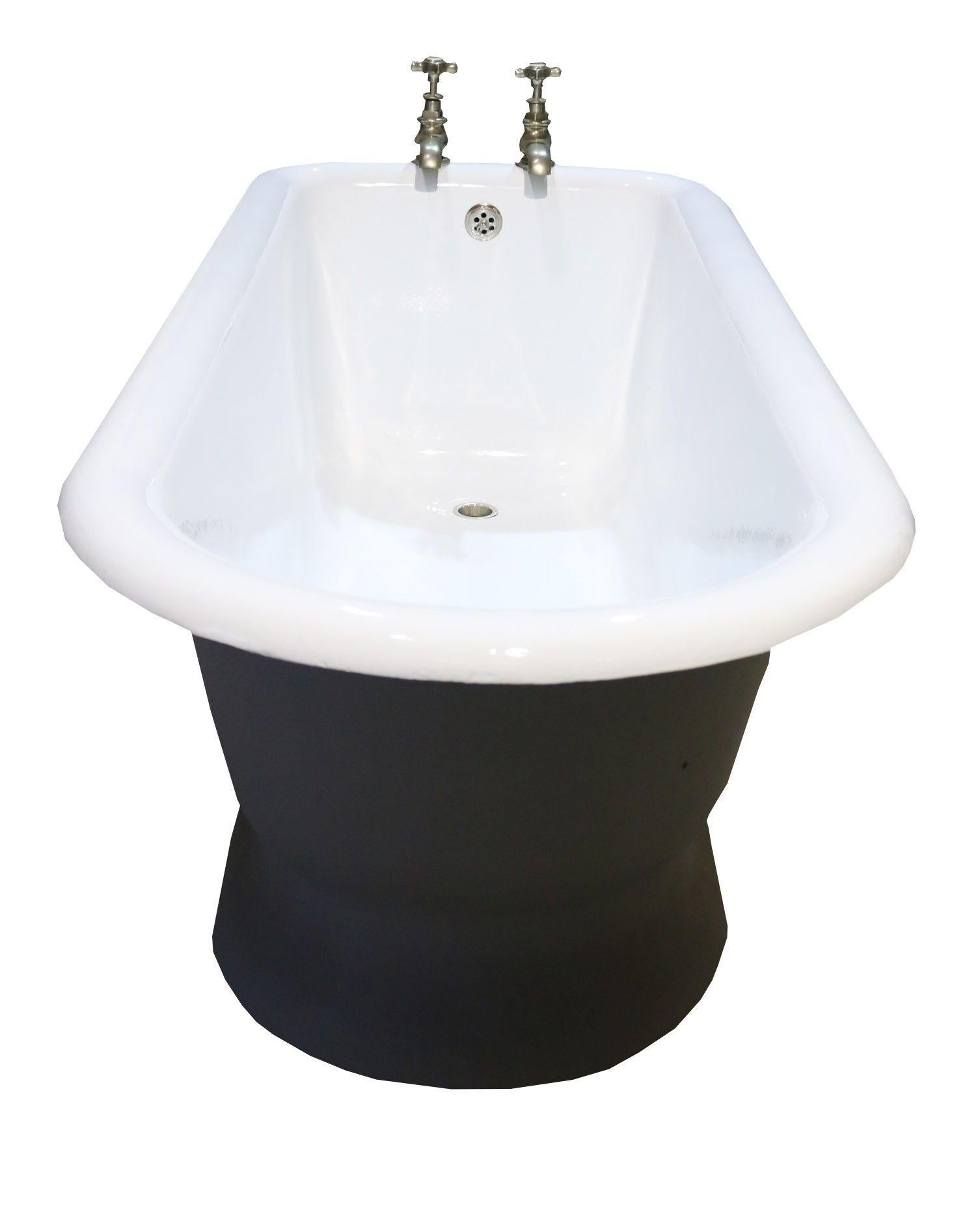 bañera de hierro fundido