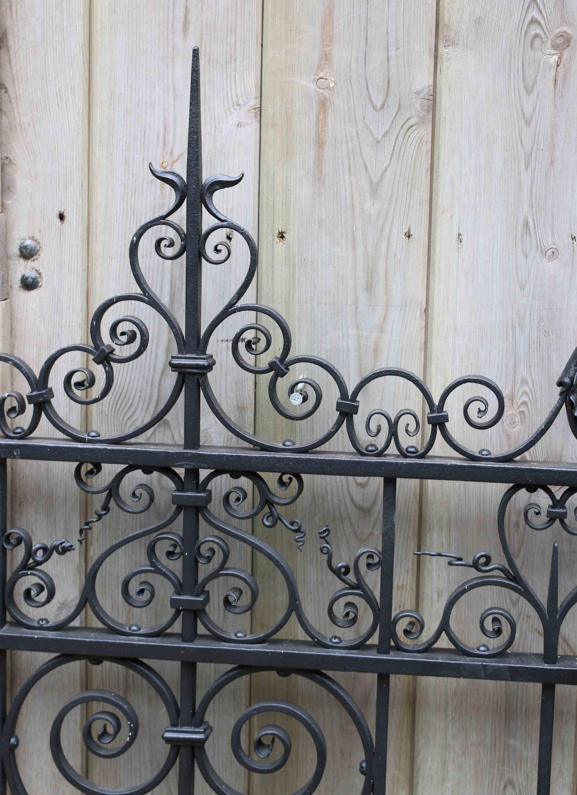 antique iron gate
