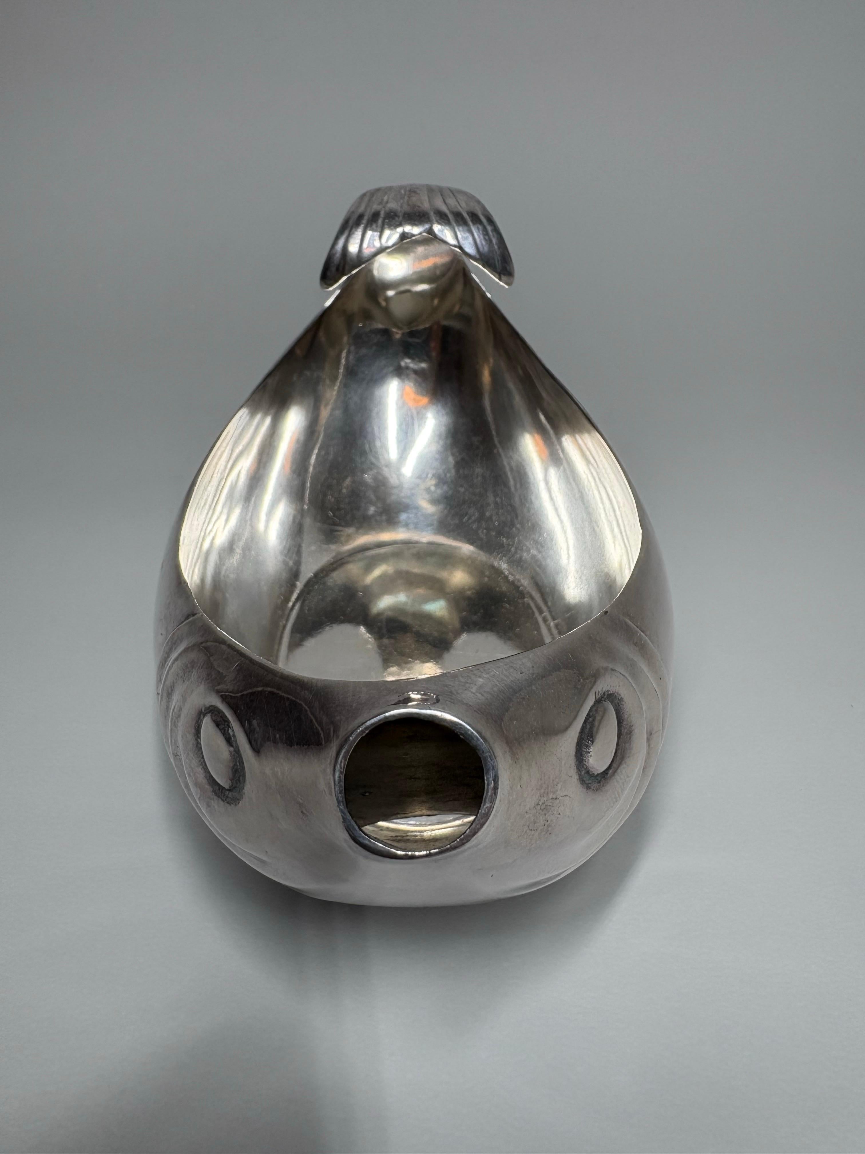 Rare saucière Art Déco Gallia pour Christofle en forme de poisson en vente 2