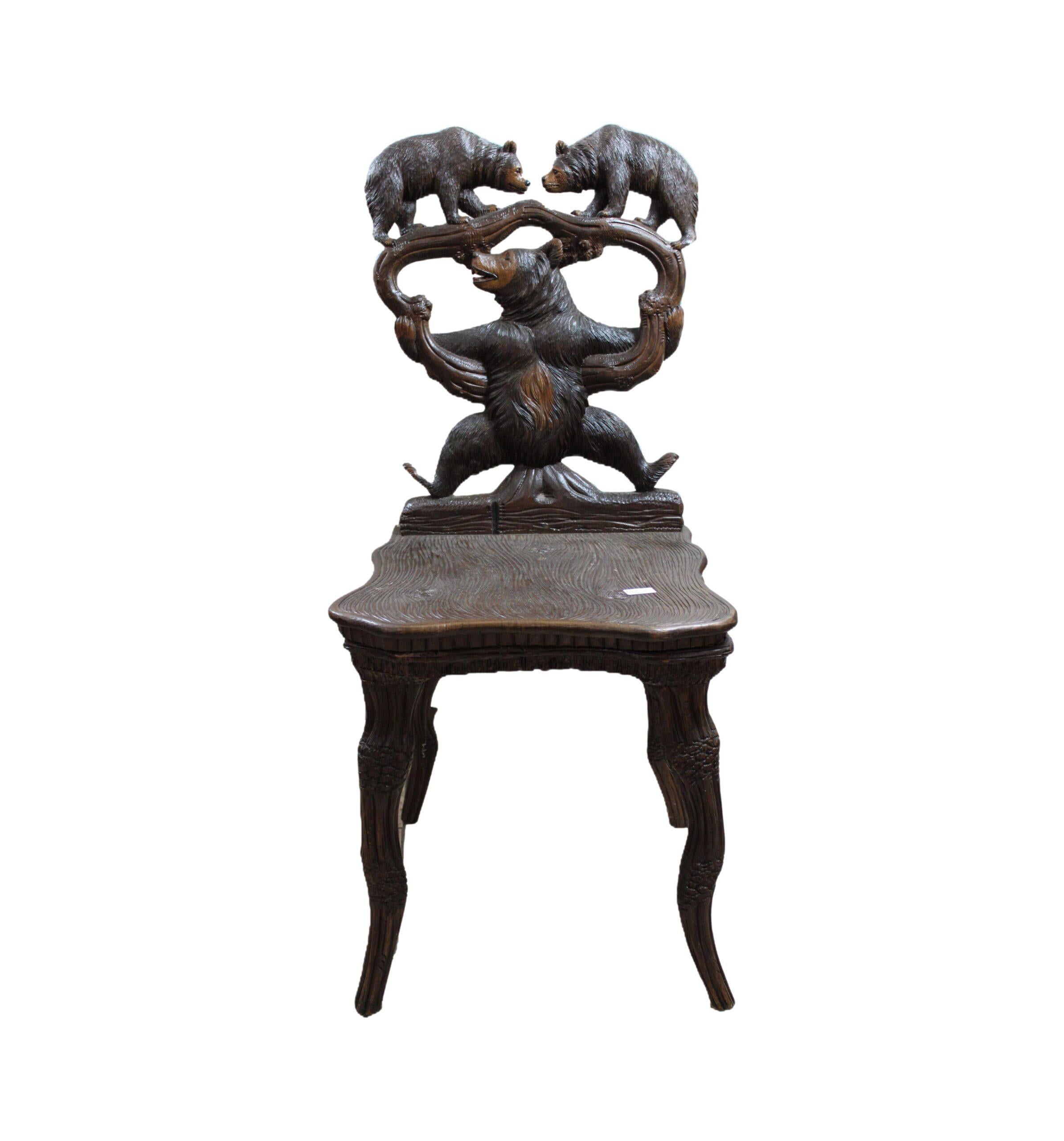 Ein seltener, schön geschnitzter Schweizer 