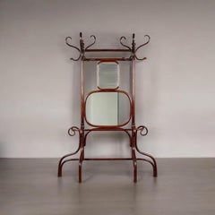 A Rare Bentwood Hallstand By Fischel Circa 1900