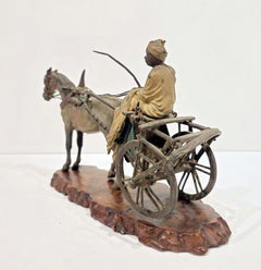 Rare Bergmann Orientalist Austrian Cold Painted Bronze Group