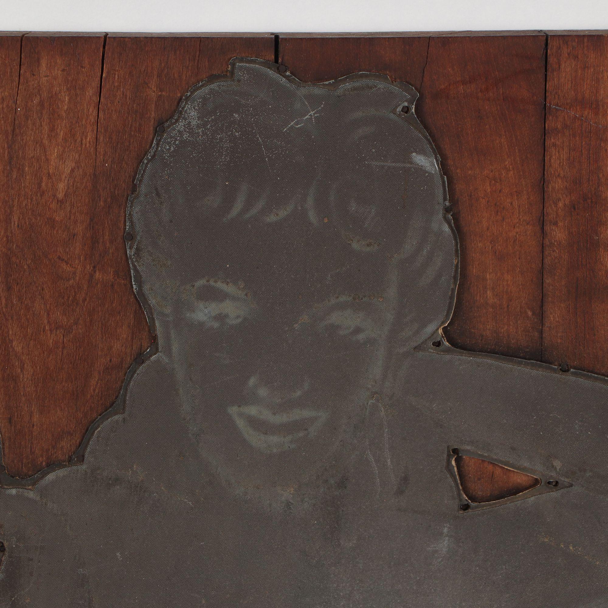Un rare moule de type-gravure d'affiches de films Betty Grable. Bon état - En vente à Philadelphia, PA