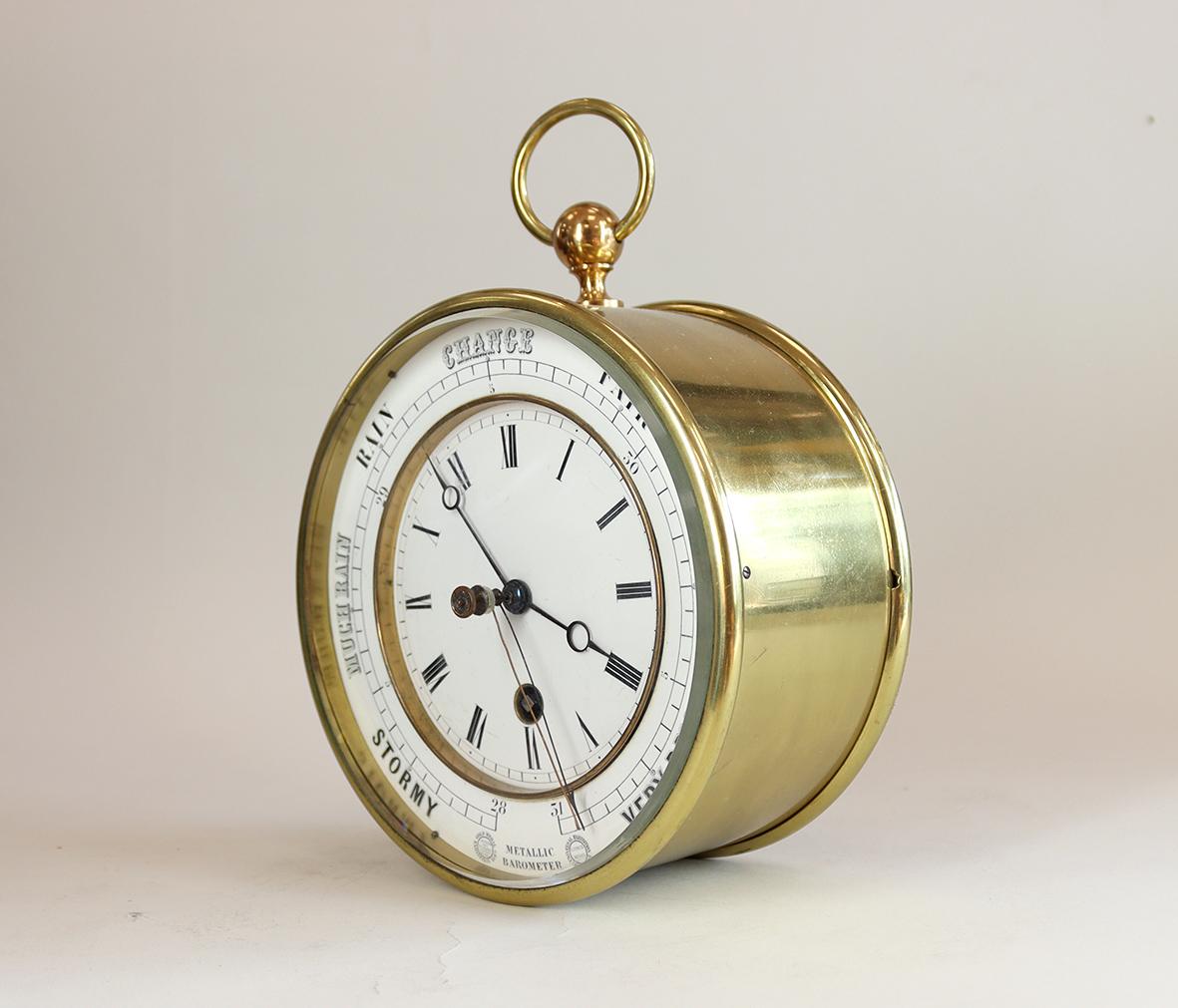 Un raro orologio barometro Bourdon e Richards in vendita 3