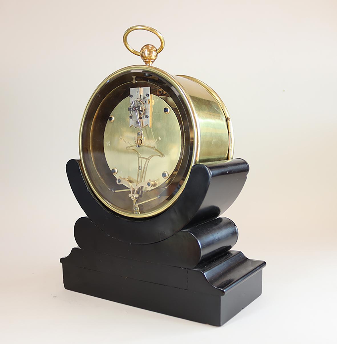Metà XIX secolo Un raro orologio barometro Bourdon e Richards in vendita