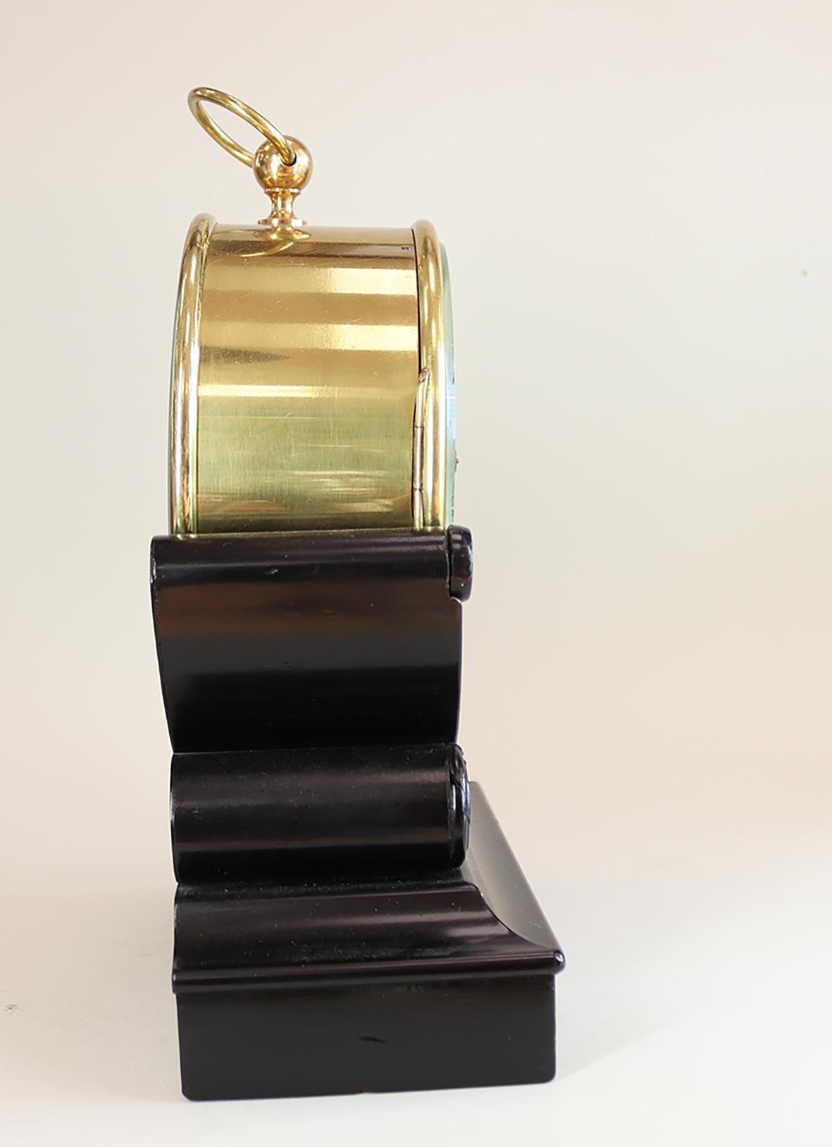 Ottone Un raro orologio barometro Bourdon e Richards in vendita