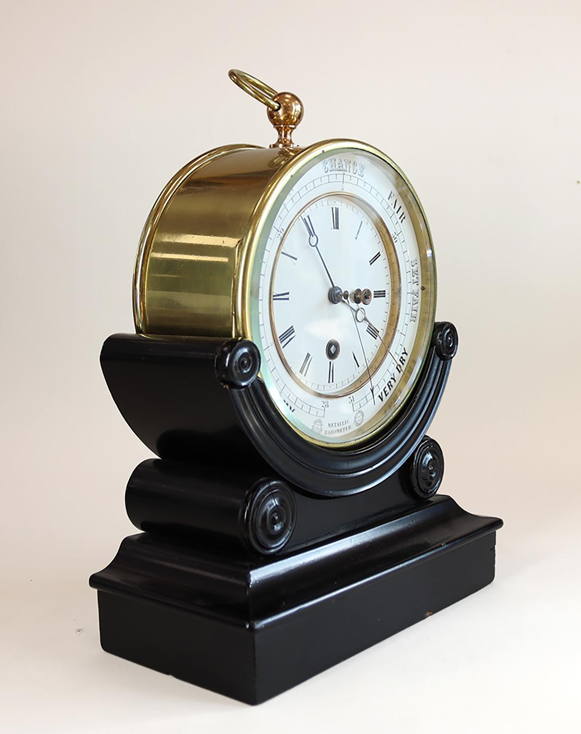 Un raro orologio barometro Bourdon e Richards in vendita 1