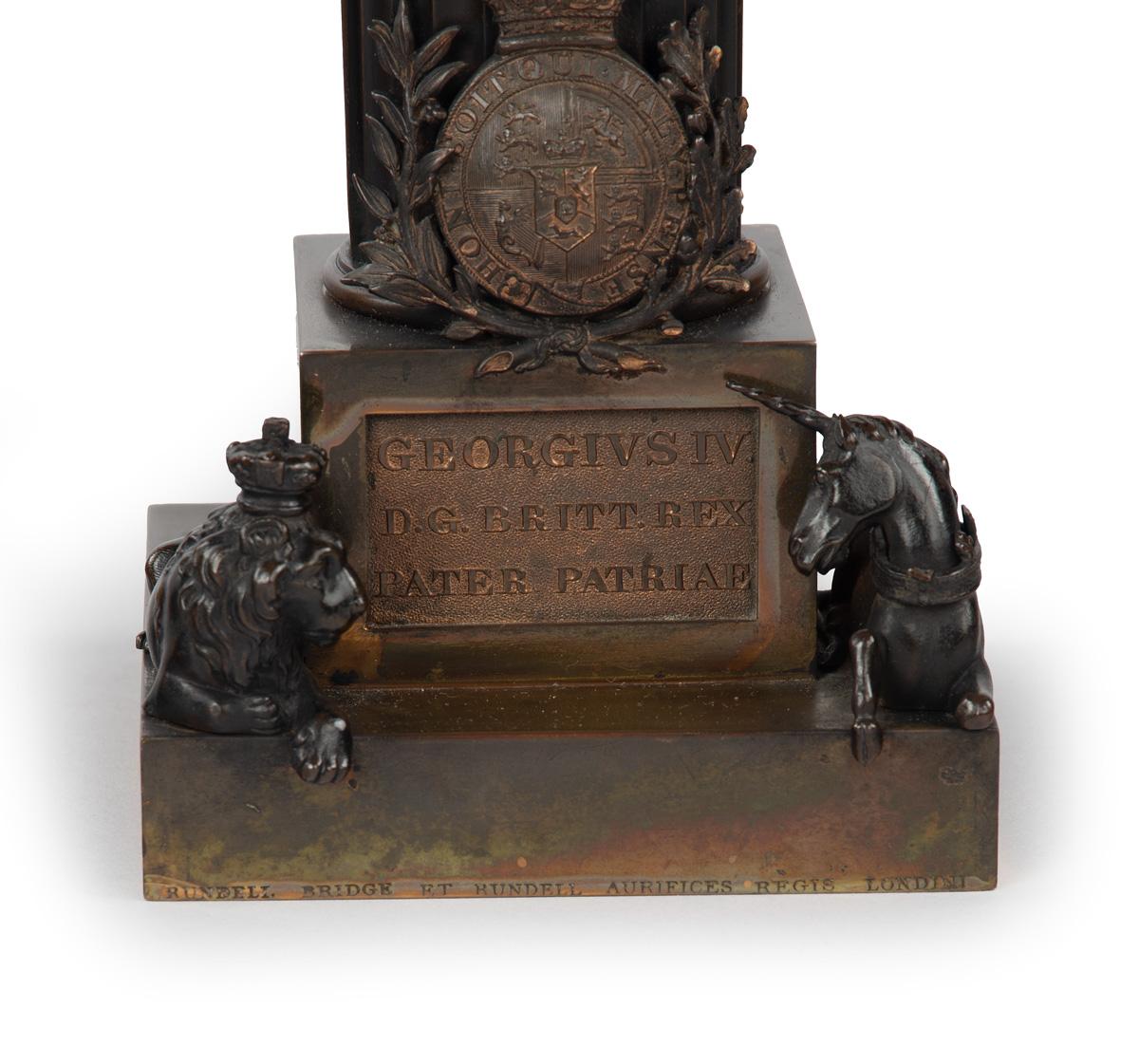 Un raro busto in bronzo di Re Giorgio IV, venduto da Rundell, Bridge & Rundell in vendita 1