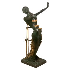 Rare Bronze by Salvador Dalí­ Woman Aflame 1980 Certificate of Authentication