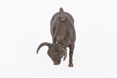 A Rare Buccellati Italy Sterling Silver Model of a Bull
