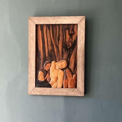 A Rare Carved Wood Plaque By Phyllis 'Pog' Yglesias Circa. 1925