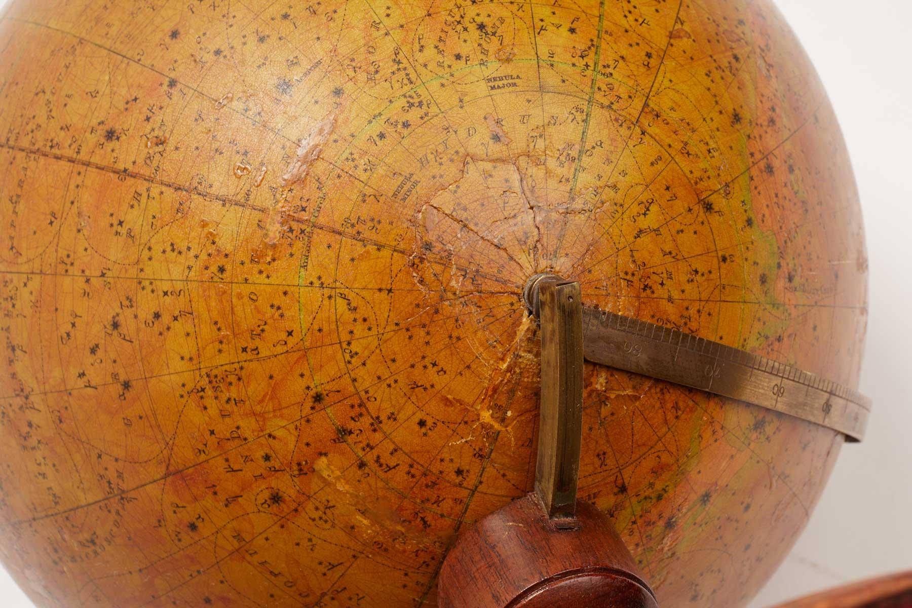 A rare celestial globe edited by J. Wyld, Charing Cross East London 1860.  For Sale 4