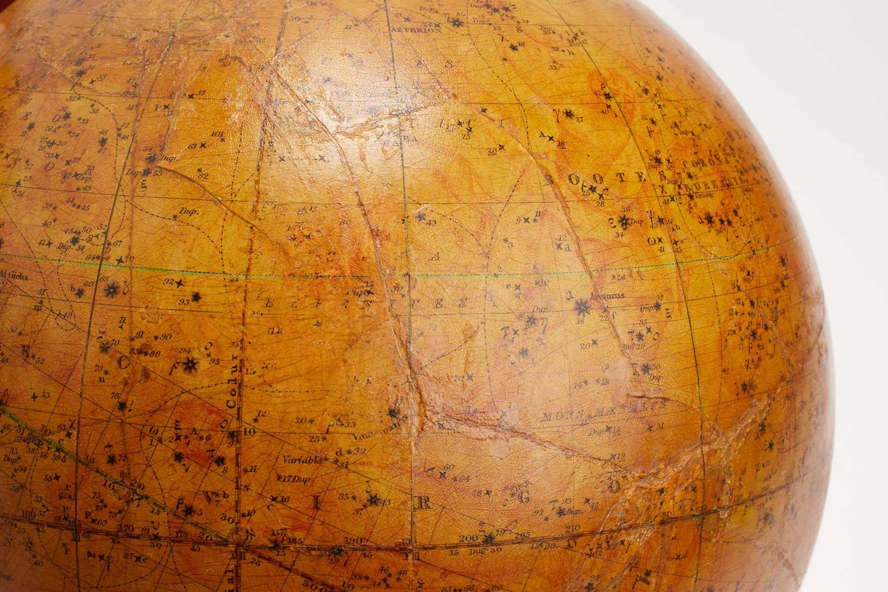 A rare celestial globe edited by J. Wyld, Charing Cross East London 1860.  For Sale 2